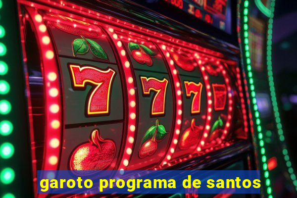 garoto programa de santos